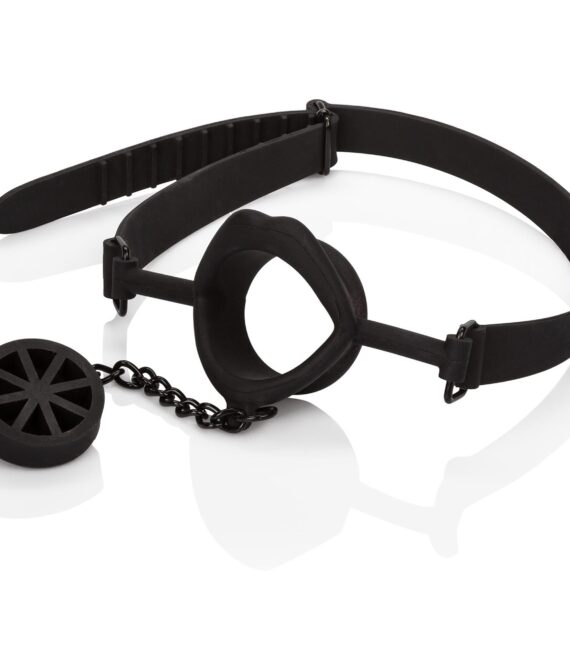 Scandal Silicone Stopper Gag Black