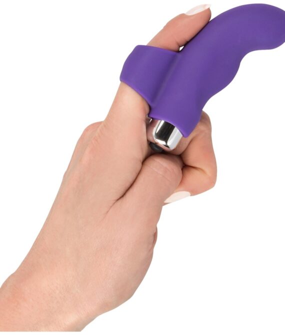 Finger Vibrator Silicone Lila