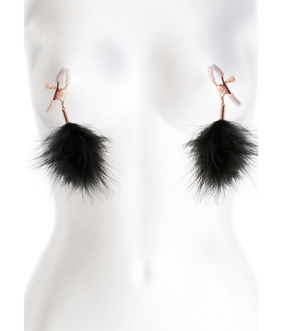Nipple Clamps F1 Feather Black