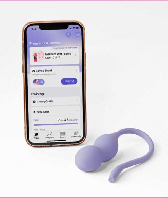 Perifit+ Pelvic Floor Trainer App Lilac