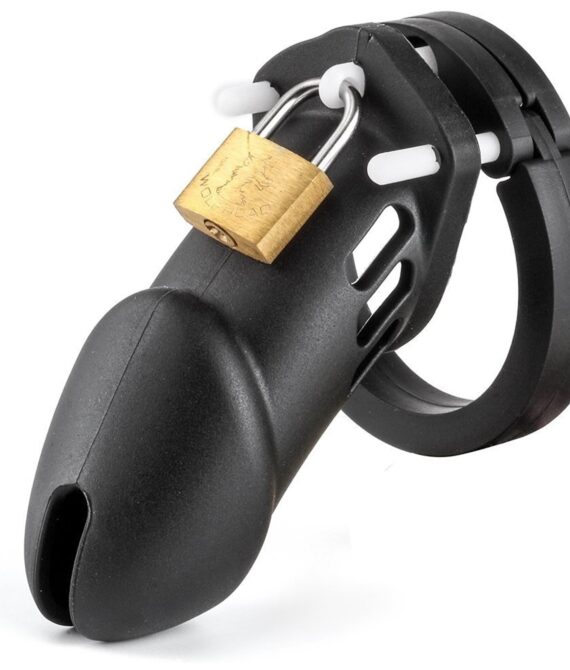 Cock Cage Black Silicone