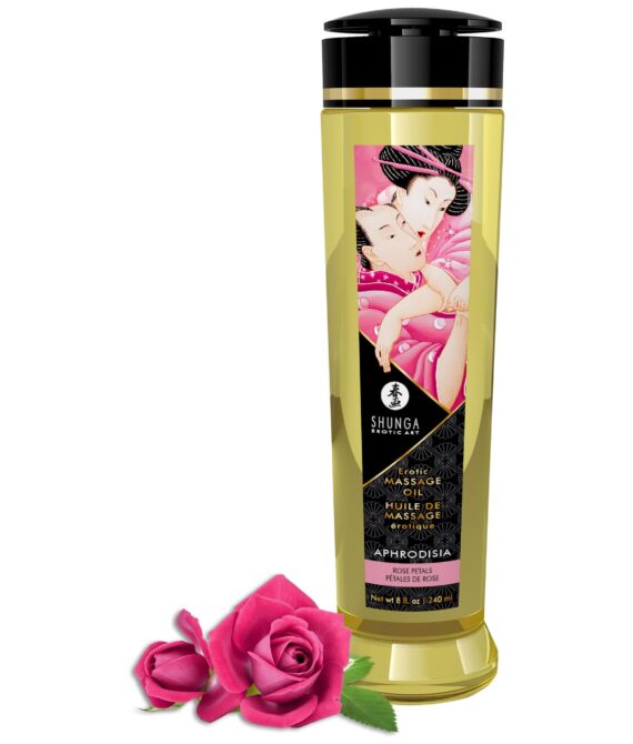 Shunga Massage Oil Aphrodisia (Rose)
