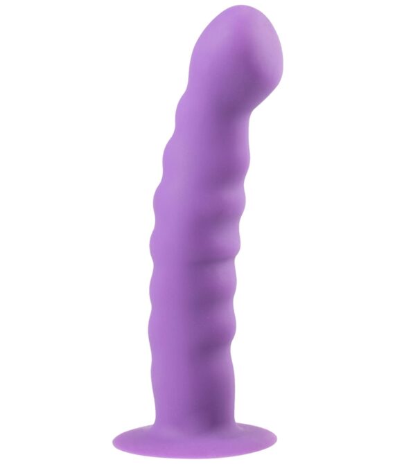 Silicone Suction Cup Dildo Purple