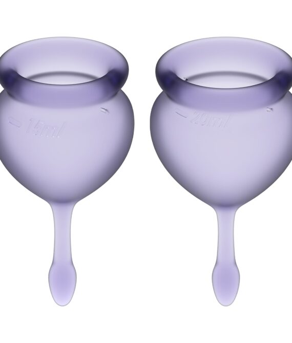 Satisfyer Feel Good Menstrual Cups Purple