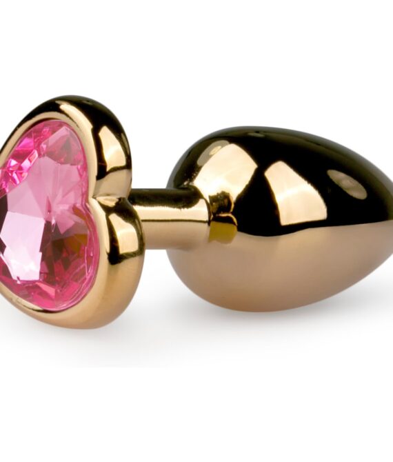 Metal Butt Plug No.3 – Gold/Pink