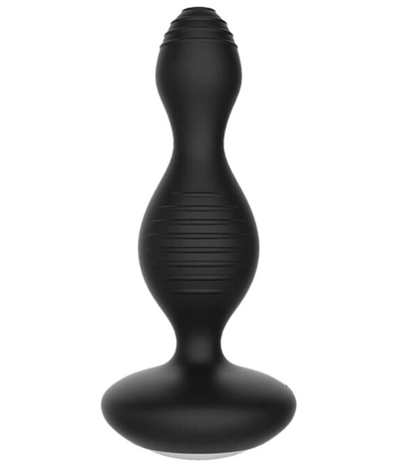 Electroshock E-Stimulation Vibrating Buttplug – Black
