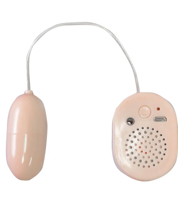 Vibrating egg with speaker