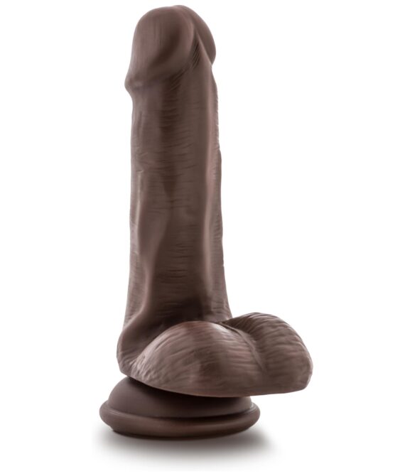 Dr. Skin Plus 16,5cm Posable Dildo Chocolate
