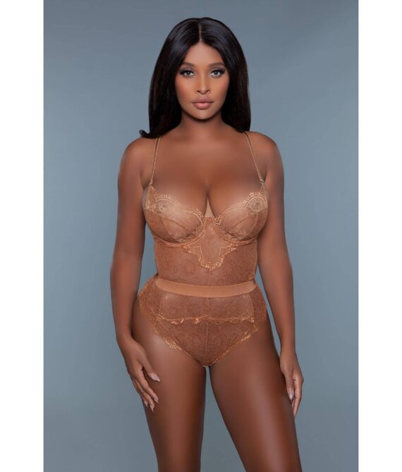 BeWicked Bettany Bodysuit Caramel S
