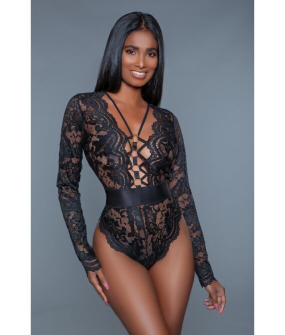 BeWicked Ramona Bodysuit Black S