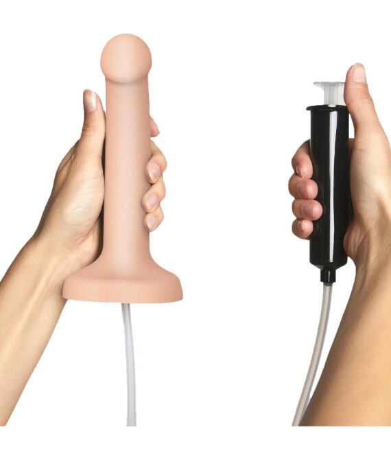 Squirting Cum Semi Realistic Dildo Vanilla S