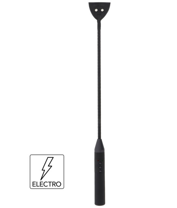 Hidden Desire Extreme Electro Riding Crop Black