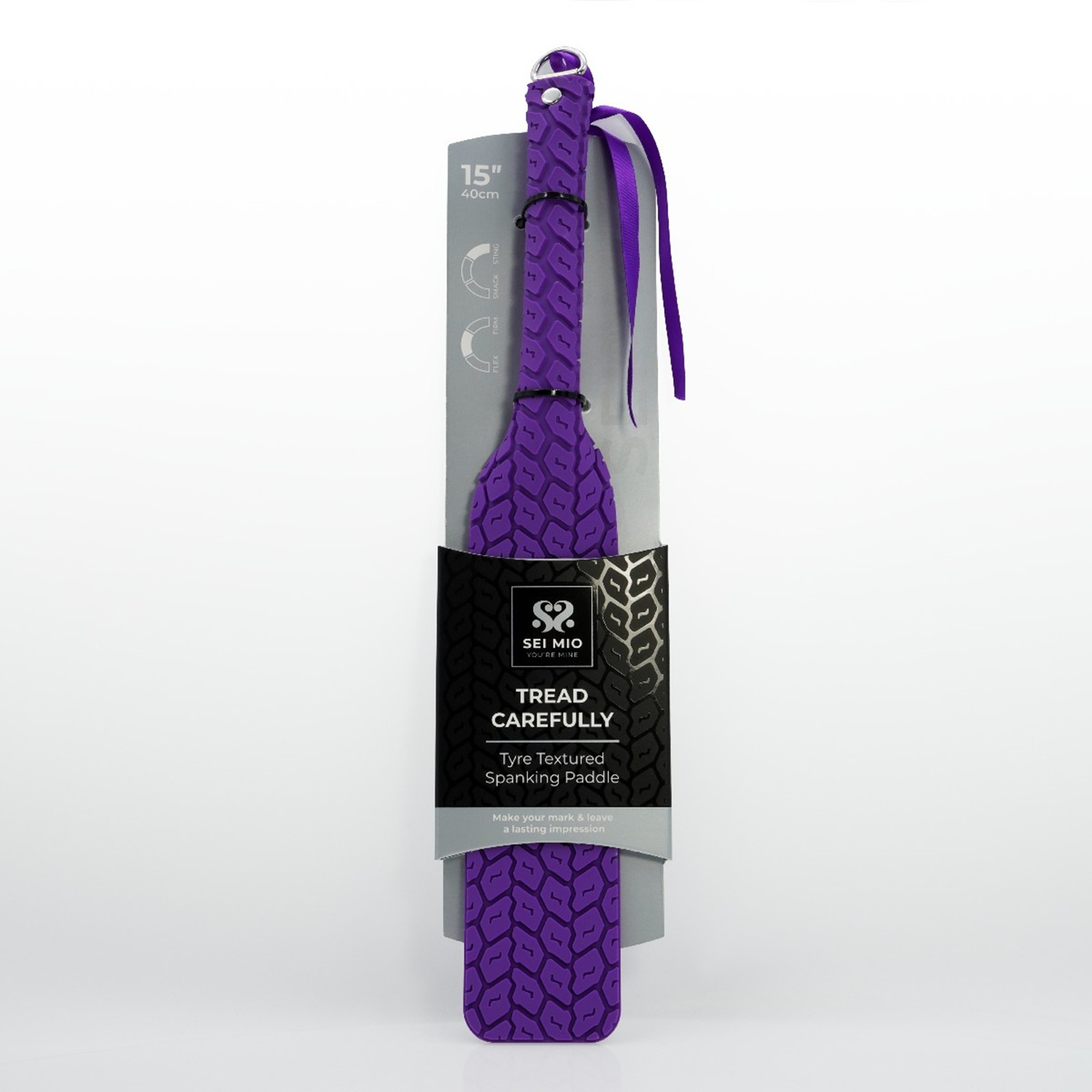 Sei Mio Tyre Paddle Hairbrush - Purple