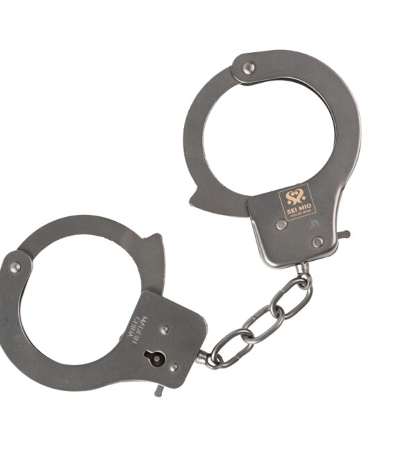 Sei Mio Secure and Begging For Amore Robust Metal Handcuffs