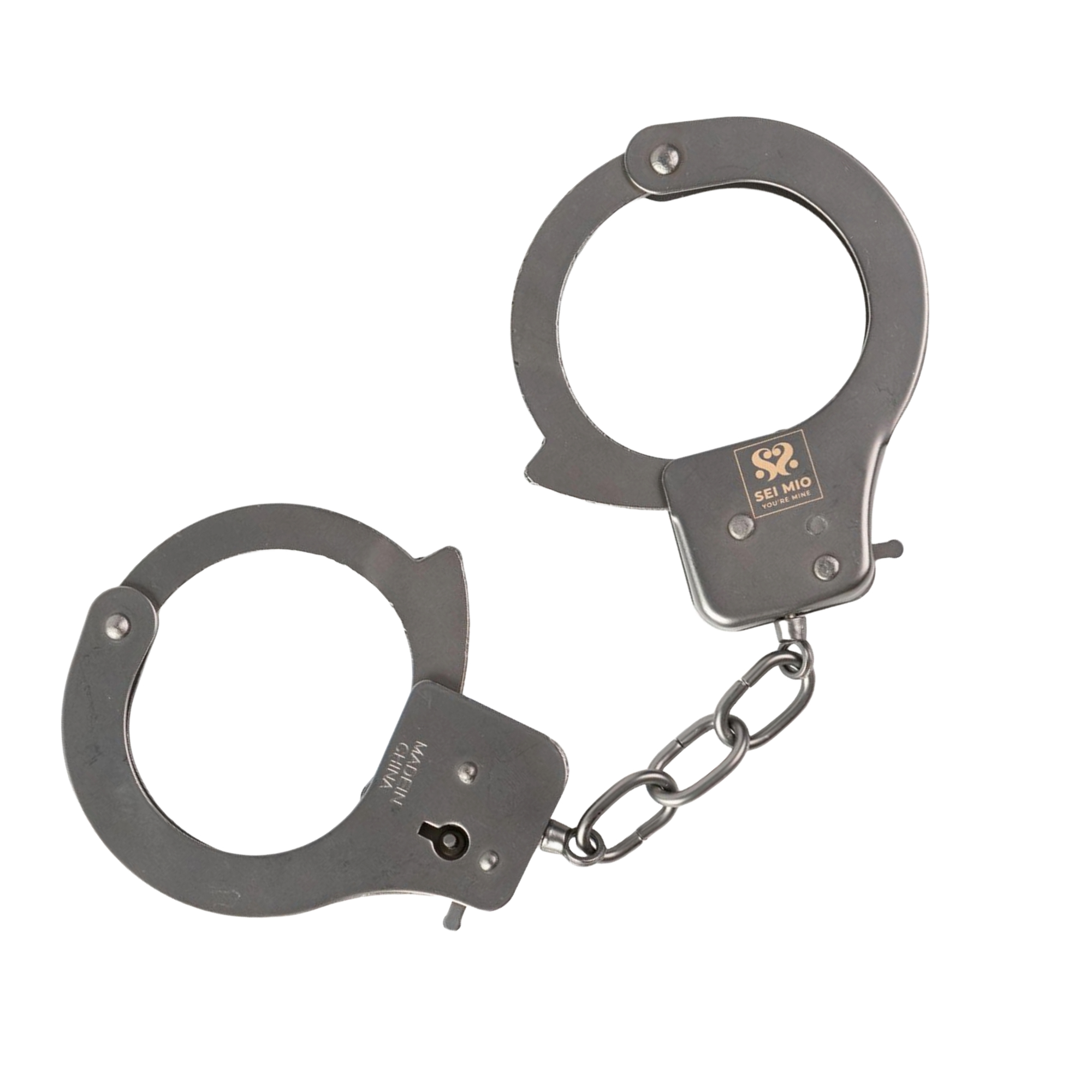 Sei Mio Secure and Begging For Amore Robust Metal Handcuffs