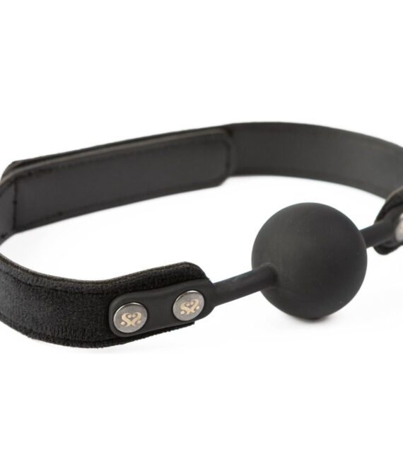 Sei Mio Strictly Come Quietly Soft Strap Silicone Ball Gag