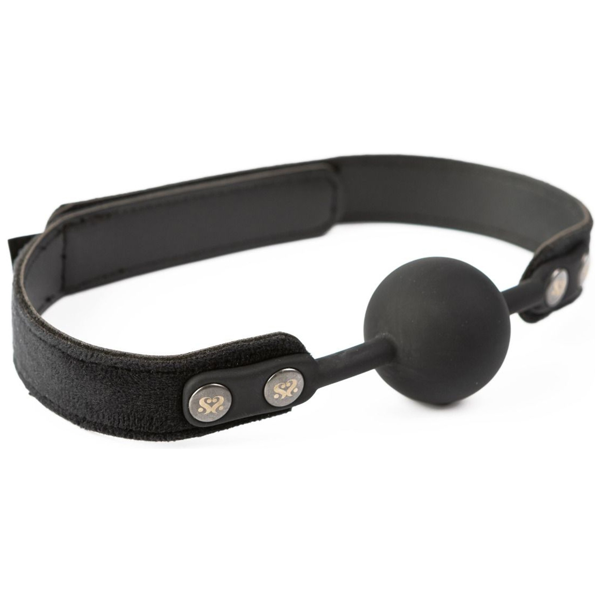 Sei Mio Strictly Come Quietly Soft Strap Silicone Ball Gag