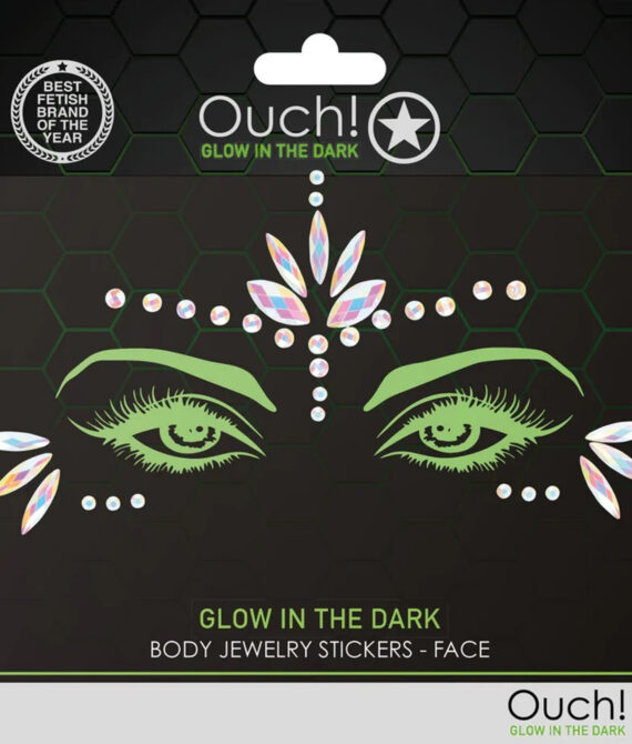 Ouch! – Body Jewelry Stickers Face – 1