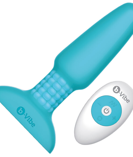 B-Vibe Rimming Plug Blue