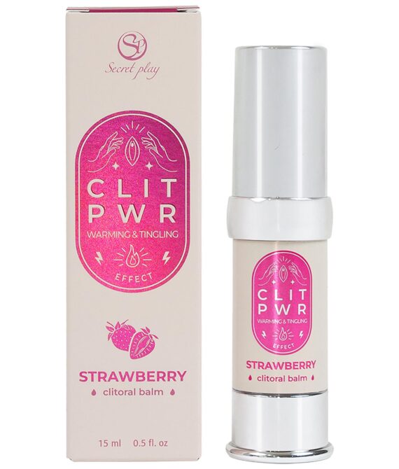 Secret Play Clit Pwr Clitoral Balm 15ml Strawberry