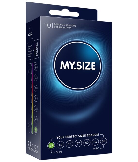 My Size Kondom 47 mm – 10-pack