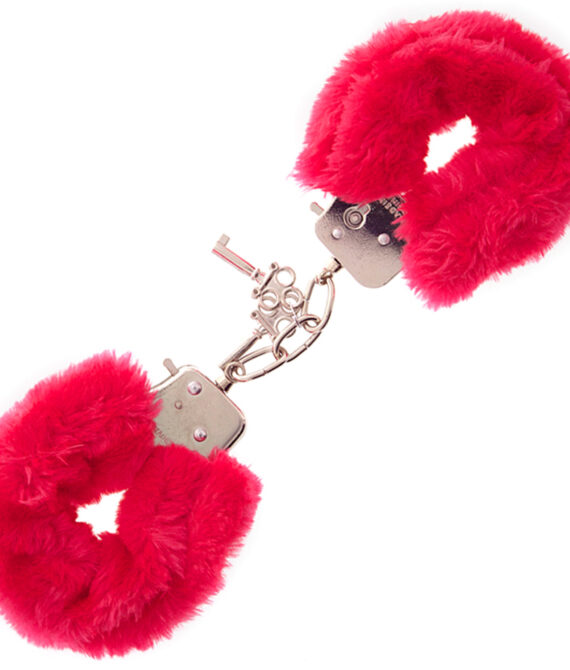Furry Love Cuffs – Rød