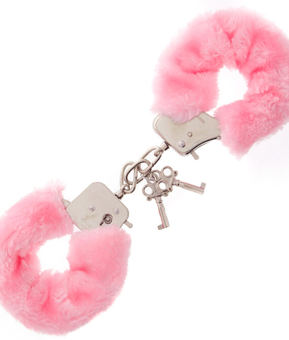 Furry Love Cuffs – Lyserød