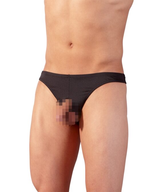 Svenjoyment G-streng medÅben Front til Mænd    – Sort – L