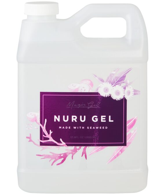 Magic Gel Moist Nuru Gel Til Kropsmassage 1000 ml   – Klar