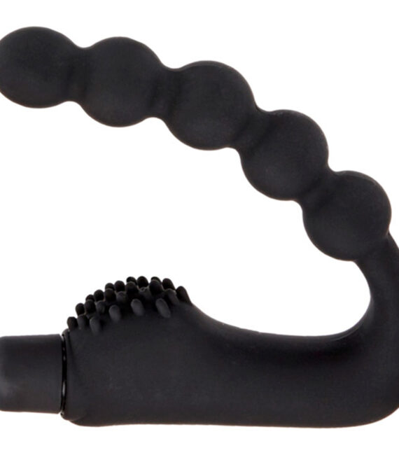 Sinful Beaded Prostata Vibrator 11 cm     – Sort