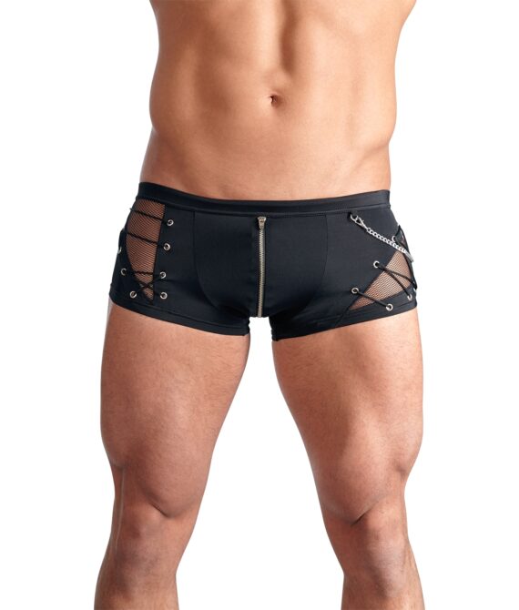 Svenjoyment Boxershorts med Lynlås       – Sort – XL