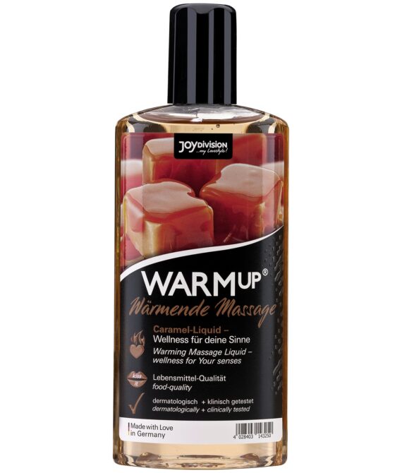 JoyDivision WARMup Varmende Massageolie med Smag 150 ml   – Nude