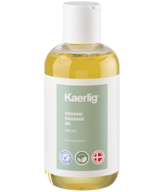 KaerligØkologisk Massageolie 200 ml      – Gul