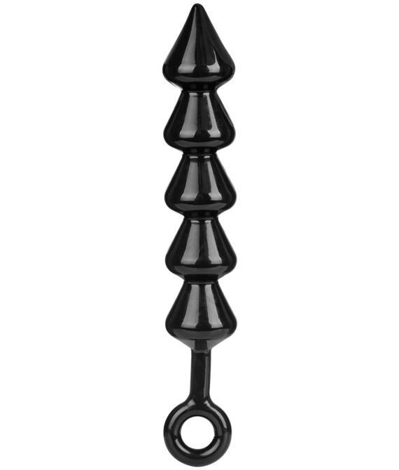 Master Series Anal Links Butt Plug L 32 cm   – Sort