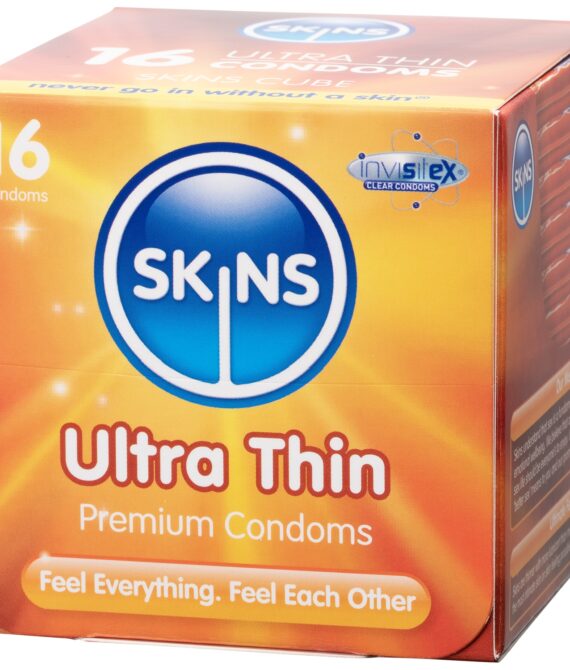 Skins Ultra Tynde Kondomer 16 stk     – Klar