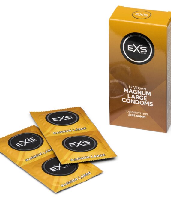 EXS Magnum Large Kondomer 12 stk     – Klar