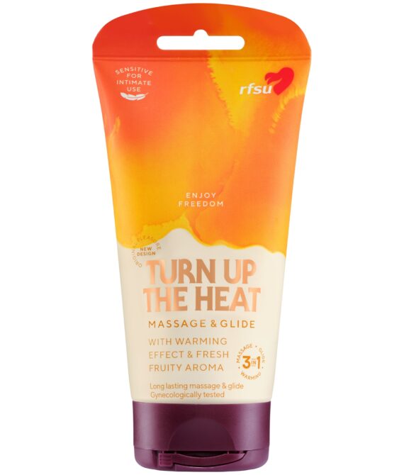 RFSU Turn Up The Heat Massage&Glidecreme 150 ml   – Klar