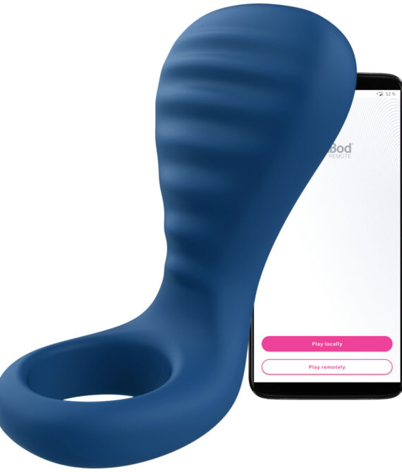 OhMiBod BlueMotion Nex i3 Vibrerende Penisring     – Mørkeblå