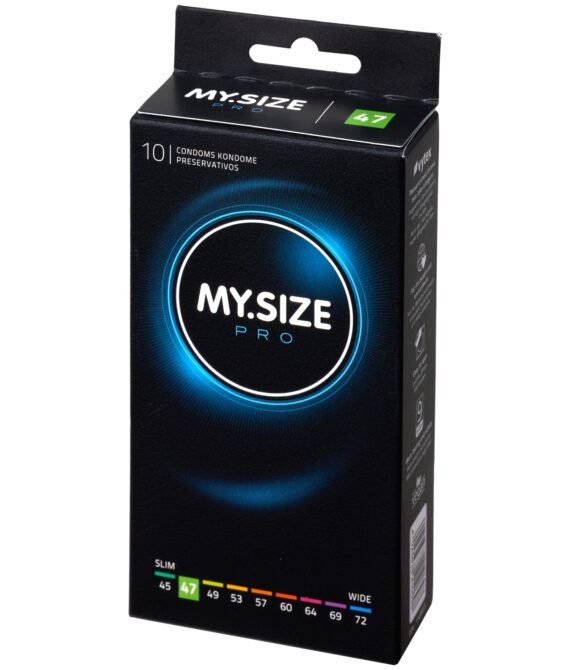 My.Size Pro Kondomer 10 stk      – Klar – XS
