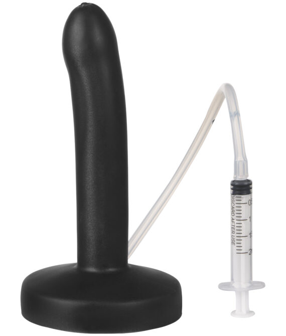 Tantus Pop Slim Sprøjtedildo 15 cm     – Sort