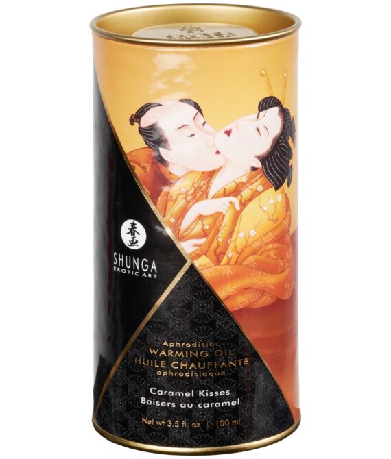Shunga Aphrodisiac Varmende Olie 100 ml     – Brun