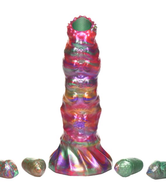 Creature Cocks Larva Ovipositor Silikone Dildo medÆg 23 cm   – Flere farver