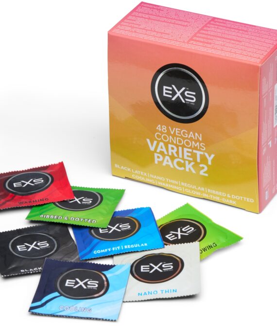 EXS Variety Pack 2 Kondomer 48 stk    – Klar
