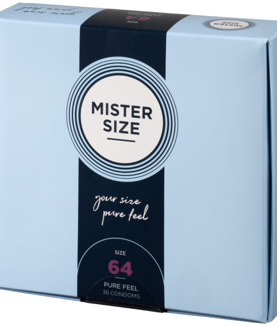 Mister Size Pure Feel Kondomer 36 stk     – Klar