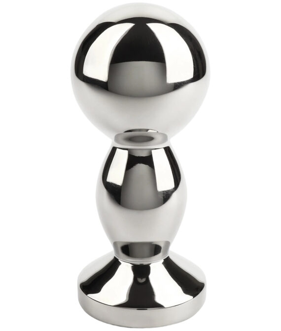 Mr. Steel Bubble Trouble Buttplug 10 cm     – Sølv